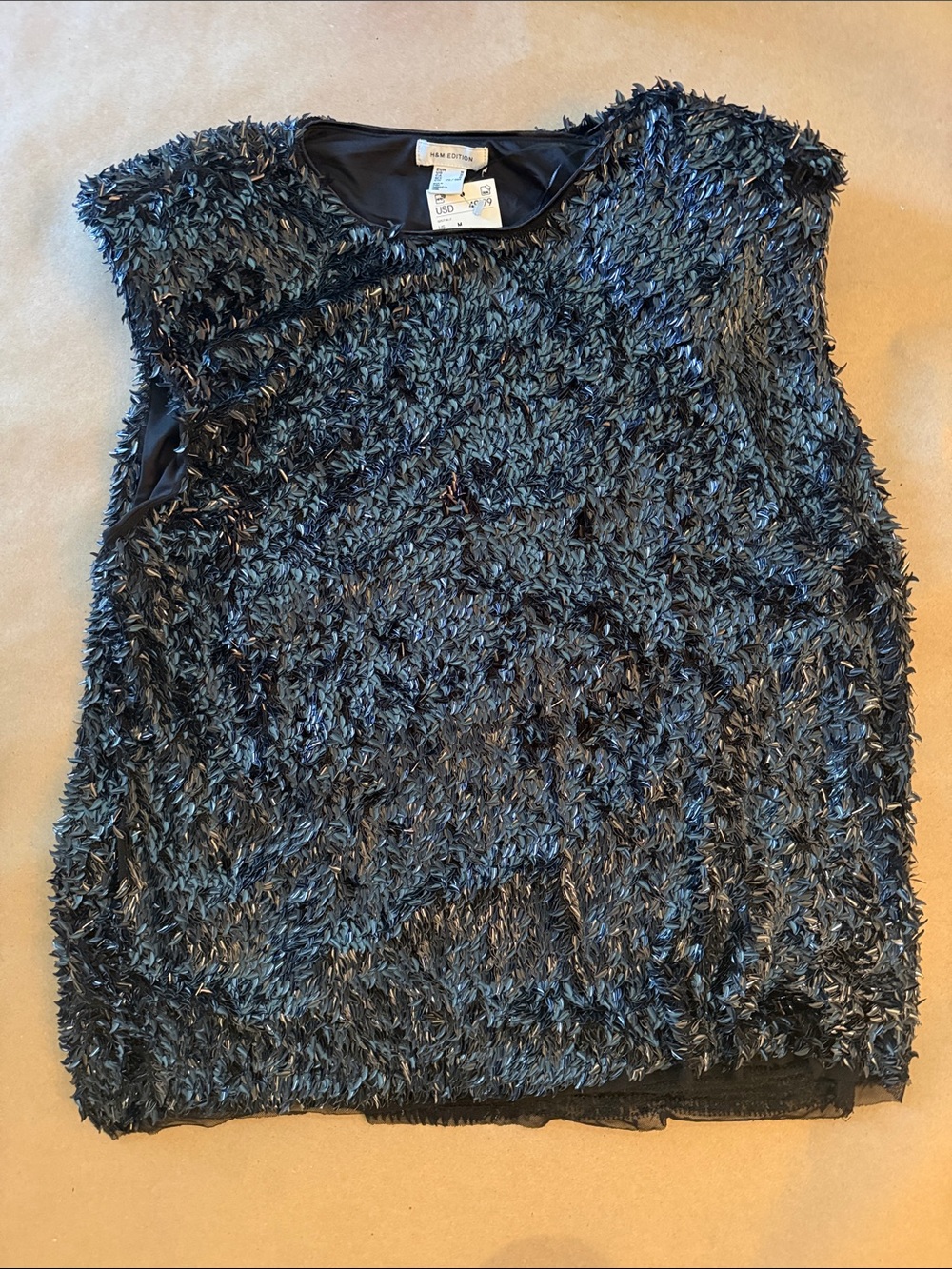 Women's  Textured Shell Top - Black